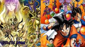 Los caballeros del zodiaco y personajes de Dragon Ball